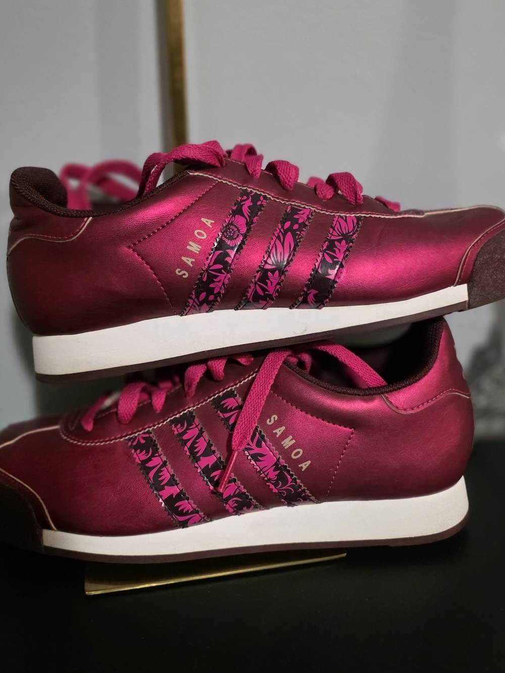 adidas Samoa Metallic Fuchsia Women's Sneakers